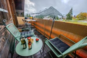 Nespecifikovaný výhled na hory nebo výhled na hory při pohledu z apartmánu