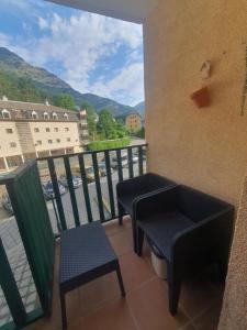 En generel udsigt til bjerge eller udsigt til bjerge taget fra lejligheden