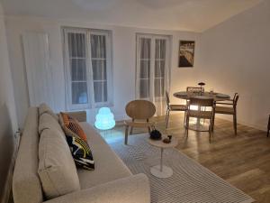 Posezení v ubytování Flower, 3 p, Wifi, Hyper-center, Equipped kitchen