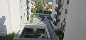 Bygningen som lejligheden ligger i