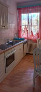 Kuchyň nebo kuchyňský kout v ubytování Kunterbunt Seehaus + 56 fotografií