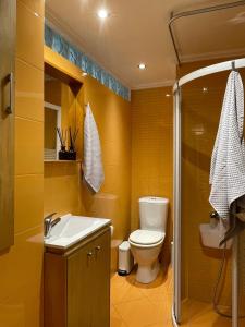 Koupelna v ubytování Lemon & Roses + 40 fotografií