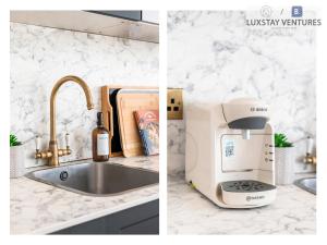 Kuchyň nebo kuchyňský kout v ubytování The Lanes Luxury Apartment - City Centre, 2 Bed 2 Bath with Lift, Sleeps 8 + 32 fotografií