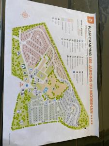 a map of the proposed plan for the campus at La vie slow 336 in Monterblanc