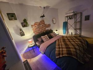 Ένα ή περισσότερα κρεβάτια σε δωμάτιο στο La Phyllade