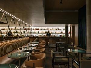 Χώρος καθιστικού στο Pulso Hotel Faria Lima