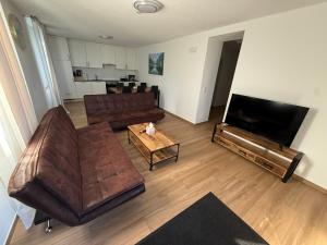 Χώρος καθιστικού στο Family Suite