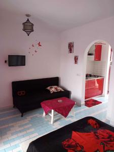 Televiisor ja/või meelelahutuskeskus majutusasutuses bungalow S0 port kantaoui