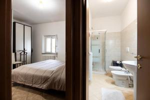 Koupelna v ubytování Casa Turbigo-Malpensa-Milano