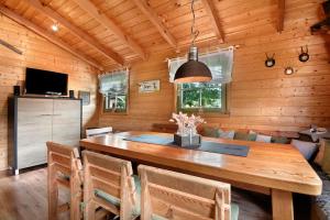 Kuchyň nebo kuchyňský kout v ubytování Pröllerhütte