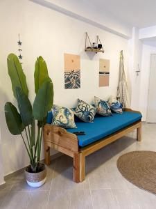 Coin salon dans l'établissement El Yaque Flow Beach, tu apartamento de playa 19 autres photos