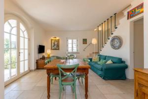 Χώρος καθιστικού στο Podere Terraviva - apt Mimosa