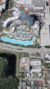 Πισίνα στο ή κοντά στο Guitar House Poker Lounge Steps from Hard Rock