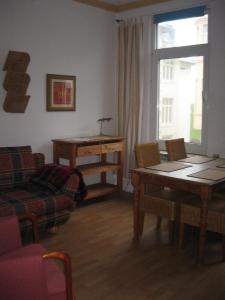 Χώρος καθιστικού στο Haus Sonnensegler - Ferienwohnung