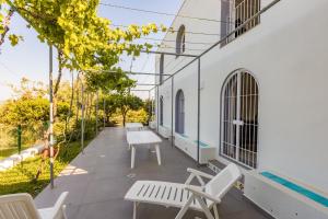 Balkón nebo terasa v ubytování Villa Tina