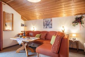 Posezení v ubytování Gästehaus Erd - Fewo Grünten