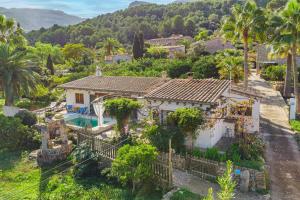 Naturlandskabet i nærheden af villaen