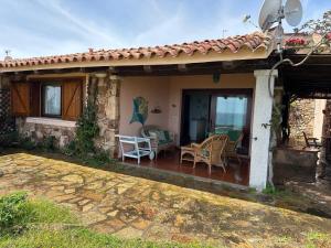 Το κτήριο όπου στεγάζεται  η παραθεριστική κατοικία