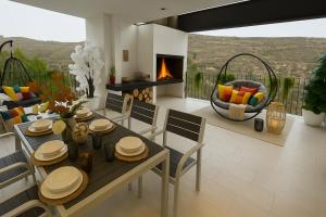 Coin salon dans l'établissement Casas Rurales Mirador Jorquera 29 autres photos