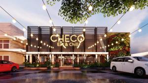 a building with a sign on the front of it at Gandasari Hotel in Bandung