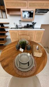 Nhà bếp/bếp nhỏ tại Karra Loft U1