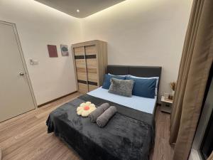 Postel nebo postele na pokoji v ubytování Kajang Semenyih Bangi Mirai Residence UKM + 32 fotografií