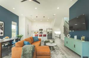 TV a/nebo společenská místnost v ubytování The Cozy Corner