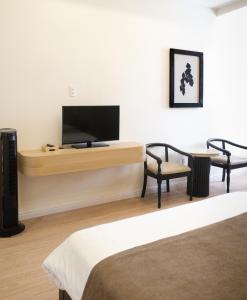 Μια τηλεόραση ή/και κέντρο ψυχαγωγίας στο Ngoc Trai Vang Hotel