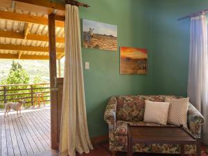 Posezení v ubytování Bokmakierie Studio