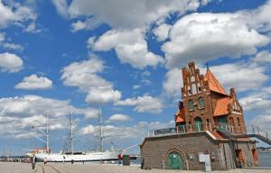 Fotografie z fotogalerie ubytování ruhig gelegene Fewo mit Terrasse nahe dem Strelasund v destinaci Franken Vorstadt