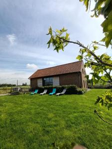 Zahrada ubytování La grange des deux pays