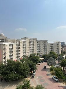 Bygningen som lejligheden ligger i