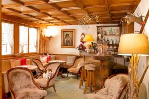 Istumisnurk majutusasutuses Hotel Romantica