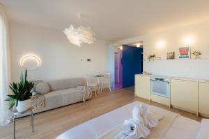 Η κουζίνα ή μικρή κουζίνα στο BNB Zwirn Studio Apartment
