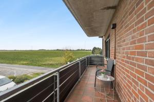 Balkón nebo terasa v ubytování Monteur Wohnung Bedburg-Hau BH01