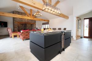 Posezení v ubytování Argoed Barn and Vineyard