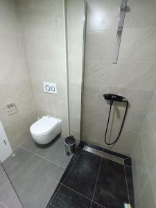 Koupelna v ubytování Vol i Ovčica