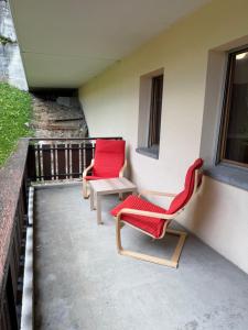 Posezení v ubytování Appart cozy avec grand balcon