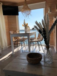 En balkon eller terrasse på Koje Kaete