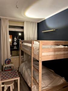 Postel nebo postele na pokoji v ubytování Vier Jahreszeiten - Haus 3 Wohnung 86