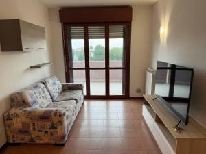 Χώρος καθιστικού στο Appartamento La Triade