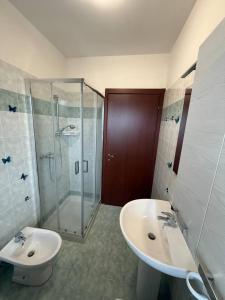 Ένα μπάνιο στο Appartamento La Triade