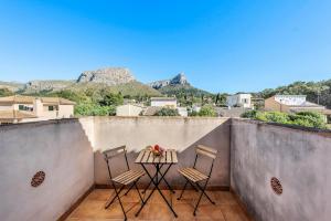 Vista general de una montaña o vista desde la casa vacacional
