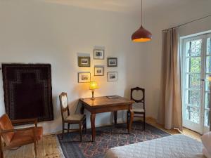 Posezení v ubytování Apartament przy księgarni