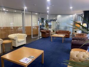 Χώρος καθιστικού στο Country Hotel Borromeo