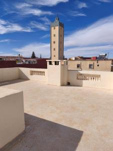 Bygningen som feriehuset ligger i