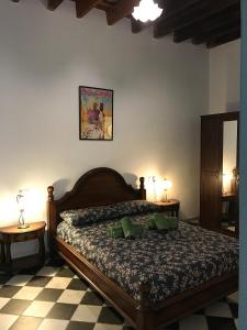 Postel nebo postele na pokoji v ubytování Casa Peral Jerez de la Frontera