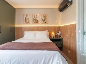 En eller flere senge i et værelse på 1106 - Vila Germânica