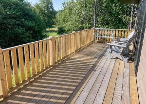 Balkón nebo terasa v ubytování Clear Sky Lodge Park