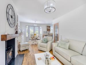 Χώρος καθιστικού στο Melin Y Wig